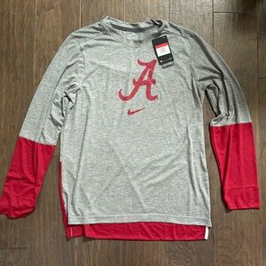 Nike. University of Alabama dry fit long sleeve T-shirt. NWT.